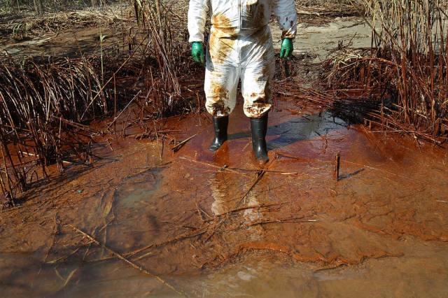 En el Golfo de México el mayor derrame de petróleo en el mundo